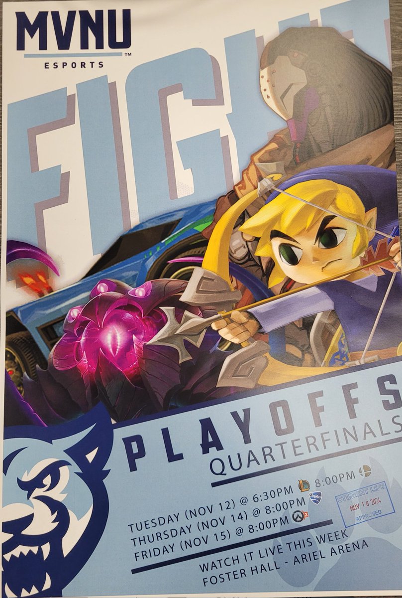 Local mid toon link makes poster in rural Ohio.
