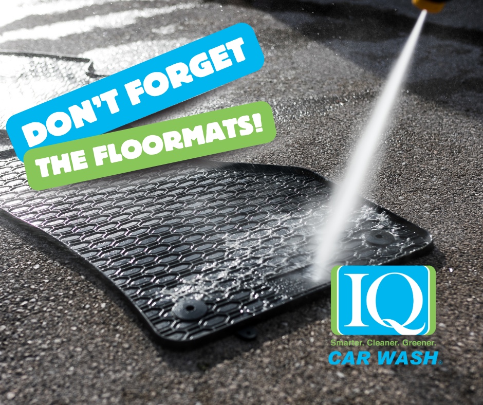 IQCarWashOmaha's tweet image. Don't forget the floormats! 🧼🧽 Keep every inch of your car clean—grab a quick rinse for those mats after your wash at IQ Carwash! 

#IQCarwash #CleanInsideOut #FreshFloormats