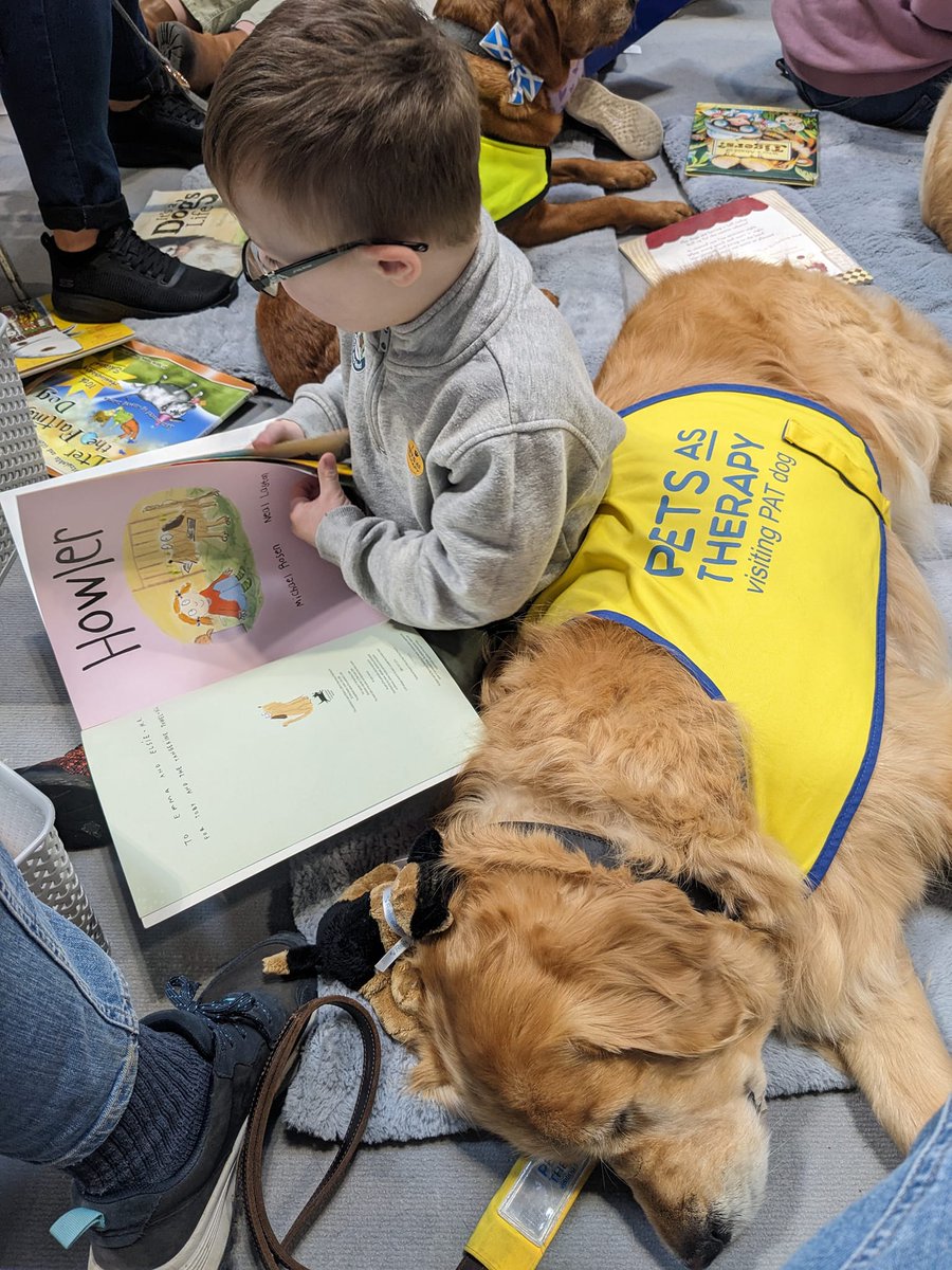 PetsAsTherapyUK's tweet photo. Our #Read2Dogs scheme can help young people to improve their #literacy skills and encourage confidence and concentration in the classroom๐๐พ
Know/work for a school that could benefit from PAT visits? Share this post or visit https://t.co/wwc3VK9YLV
#PetsAsTherapy #DogsInSchools https://t.co/lfvl0uWERl