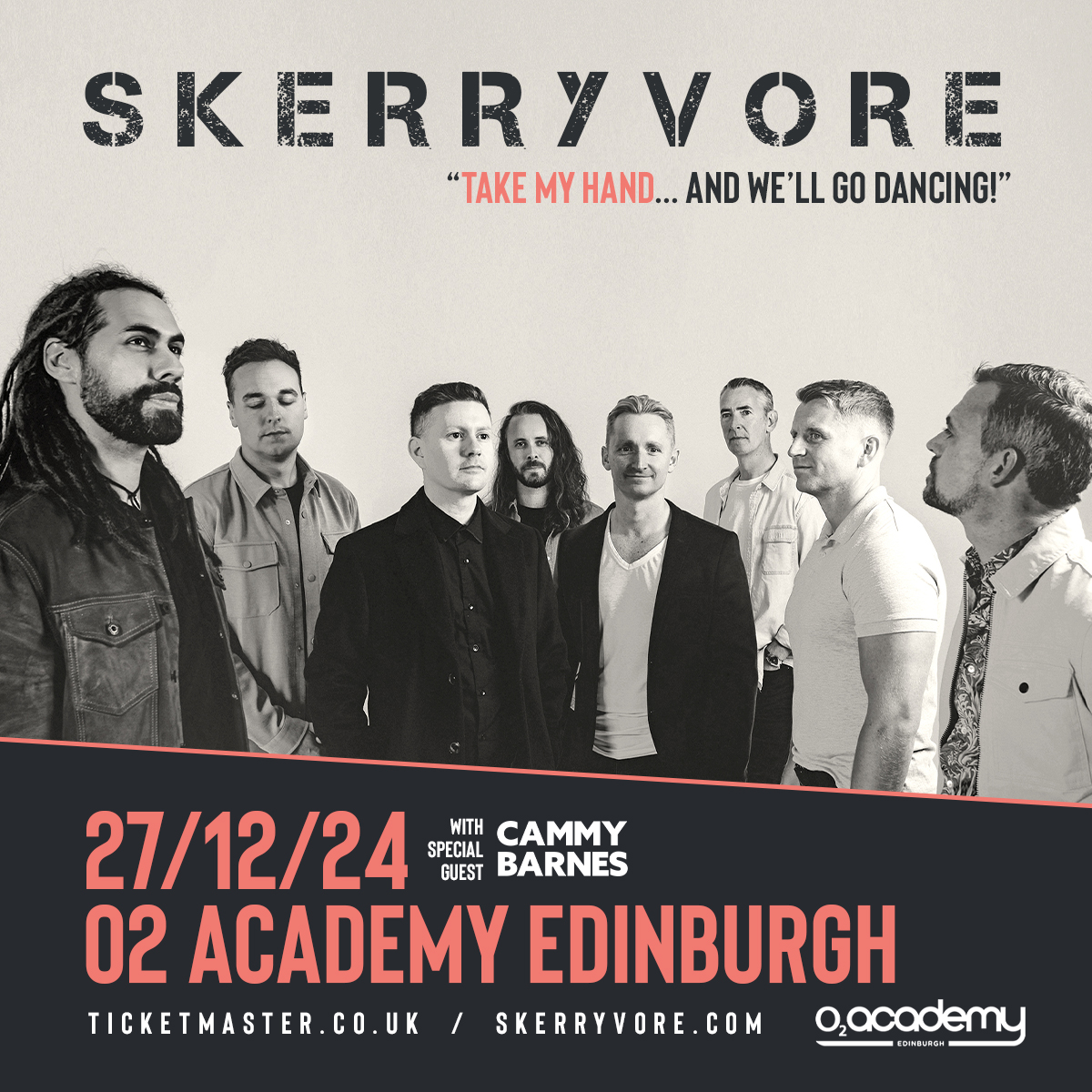 Edinburgh Corn Exchange (@edinburghcornex) on Twitter photo Just announced! Singer-songwriter <a href="/iamcammybarnes/">𝐂𝐚𝐦𝐦𝐲 𝐁𝐚𝐫𝐧𝐞𝐬</a> will join @skerryvore when they head here Fri 27 Dec as part of their 'Winter Tour 2024'. Head to the link for tickets. 🔊
🎟️ amg-venues.com/io2x50U5kYp
#O2AcademyEdinburgh Just announced! Singer-songwriter <a href="/iamcammybarnes/">𝐂𝐚𝐦𝐦𝐲 𝐁𝐚𝐫𝐧𝐞𝐬</a> will join @skerryvore when they head here Fri 27 Dec as part of their 'Winter Tour 2024'. Head to the link for tickets. 🔊
🎟️ amg-venues.com/io2x50U5kYp
#O2AcademyEdinburgh