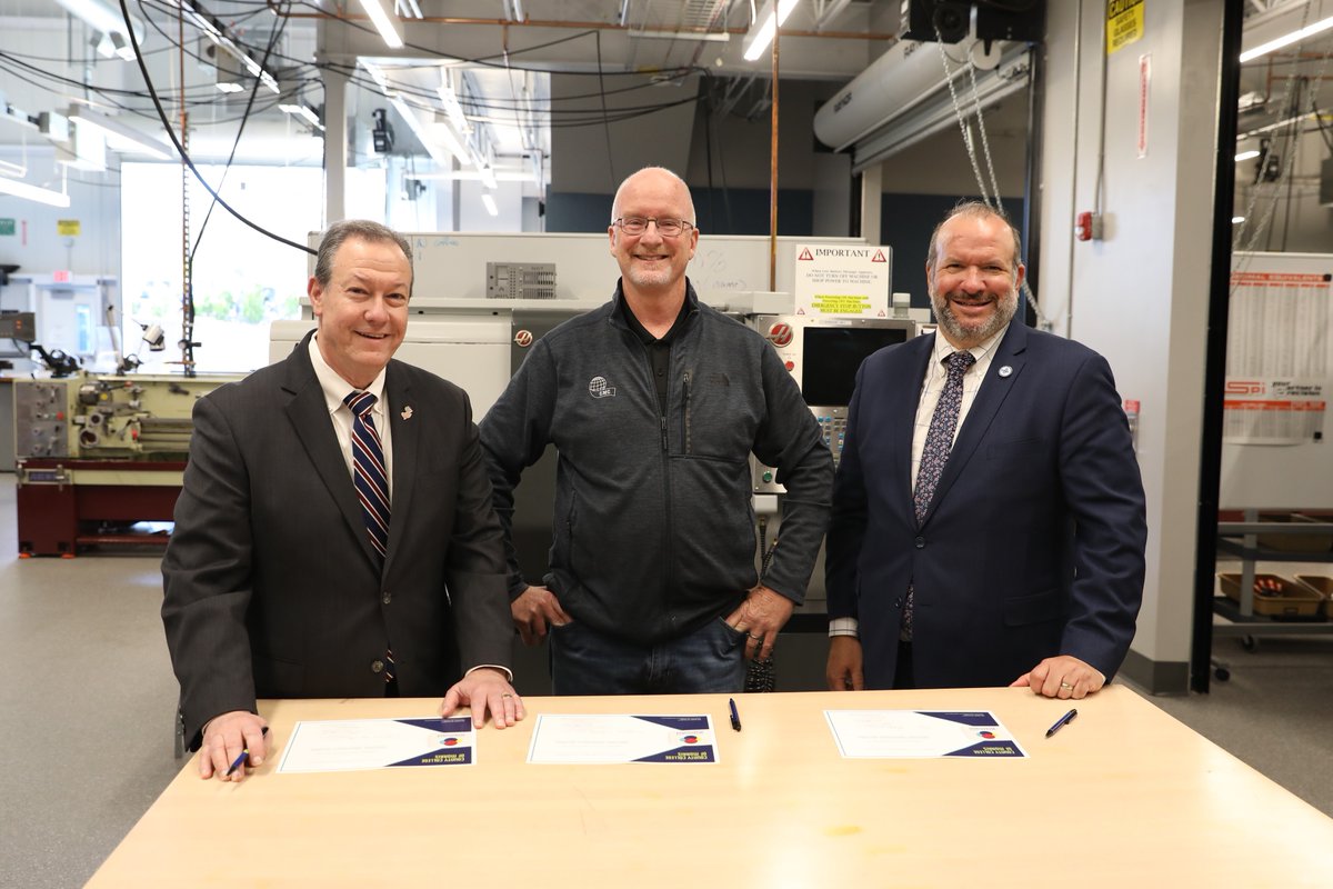 CCM_edu's tweet photo. We are #CCMProud to have celebrated the launch of a new Industrial Maintenance Mechanic Apprenticeship program, made possible through a partnership with CMC Steel and the New Jersey Department of Labor and Workforce Development (NJDOL). The apprentices included in the photo, from left to right: Shadeek Washington, Roberto Salgado, Kason Miles, Antwan McKenzie, Nicholas Quinones and Kevin Edwards.

Thank you to Robert Asaro-Angelo, Commissioner of the @NJLaborDept; James Harris, Sector Workforce Strategist at the NJDOL; Paul Hiler, Northeast Area Human Resources Manager at CMC Steel; Mark Regan representing @tonybucco ; Ann Grossi, Morris County Clerk and CCM President Anthony Iacono for their support of this innovative partnership and our students' success.