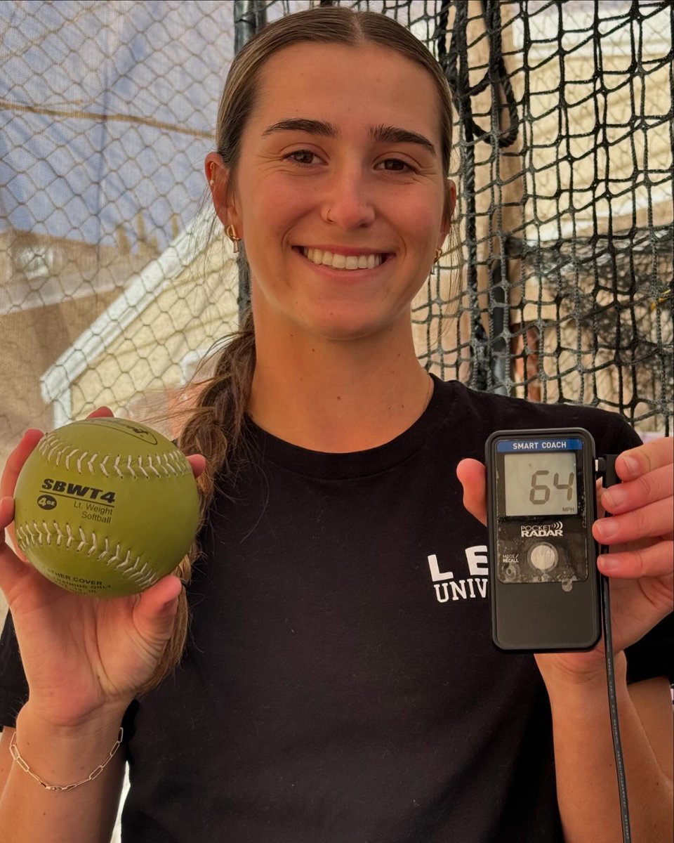 I've been working with 4 oz balls to improve arm speed/mechanics. Before this lesson my fastest pitch was 63 mph! <a href="/CSUSoftball/">Colorado State Softball</a> <a href="/USDSoftball/">San Diego Softball</a> 
<a href="/lmulionsSB/">LMU Softball</a> <a href="/SFState_SB/">SF State Softball</a> 
<a href="/BroncoSportsSB/">Boise State Softball</a> <a href="/LBSUSoftball/">LBSU Softball</a> <a href="/BiolaSoftball/">Biola Softball</a> <a href="/APUSoftball/">APUSoftball</a> <a href="/SSUsoftball/">SSU Softball</a> <a href="/ecu__softball/">East Carolina Softball</a> <a href="/CSUNSoftball/">CSUN Softball</a> <a href="/ARCBeavs/">American River College Softball</a>
