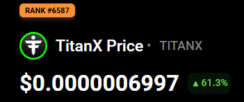 USMC0311YUT's tweet image. Right now is a great time to fill your $TITANX bags! Price isn&apos;t going to stay down very long. V1 buy and burn is going to melt faces here soon. 🔥🔥🔥🔥🔥🔥

#HyperDeflation #TitanX #VOLT #DragonX #Element280 @Element280 @DragonXchain @DEFIVOLT @TitanLegends888 @InfernoBullWin