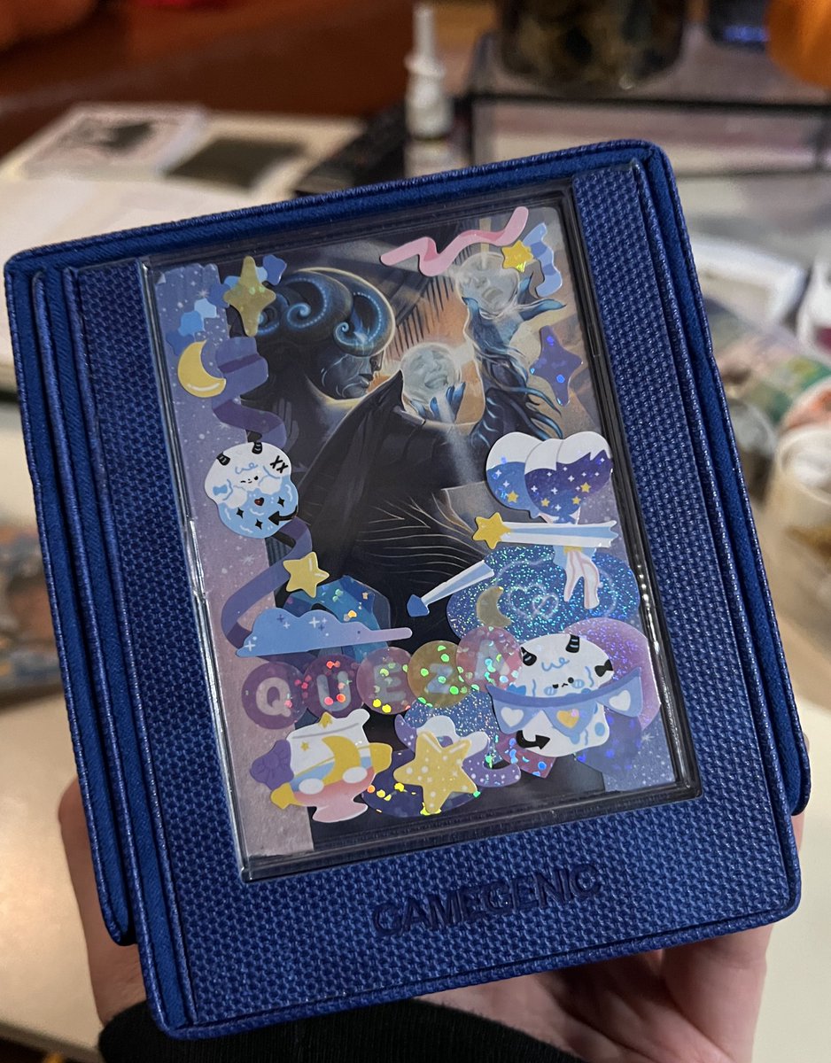 ria_tee's tweet photo. you have to smush together the cultures of both your expensive cardboard hobbies. you have to. https://t.co/do770yAwIT
