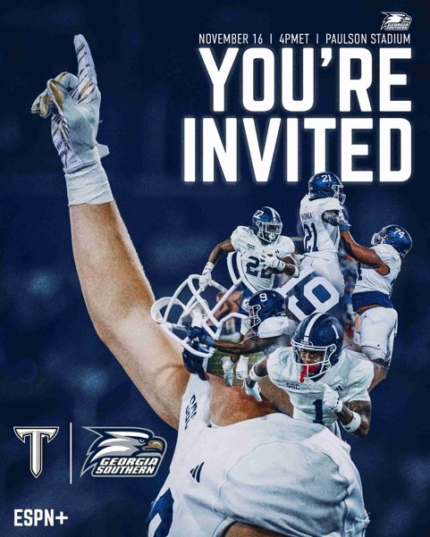 Thank you Georgia Southern for the game day invite!! #GoEagles