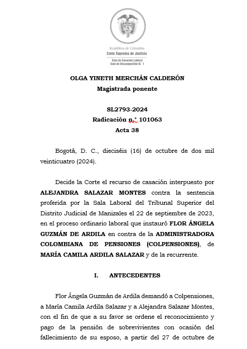 articulo20's tweet photo. SENTENCIA RECOMENDADA 🗣 

#Laboral

“Documentos de afiliación no son pruebas concluyentes de la efectiva convivencia y el lazo de pareja”: @CorteSupremaJ 

SENT: SL2793-2024 | RAD: 101063 https://t.co/WV2rfbiPYO