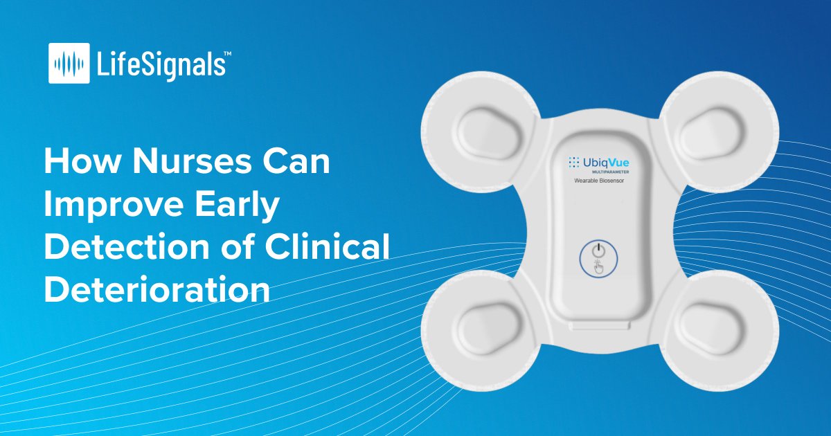 LifeSignalsInc's tweet photo. Wireless patient monitoring is quickly becoming recognised as an essential tool for nurses, supporting their role in ensuring patient safety and detecting clinical deterioration early. Read the full @LifeSignalsInc article: https://t.co/NitzWrZlsr  #wearablebiosensors #patients https://t.co/Ucata2VDKT