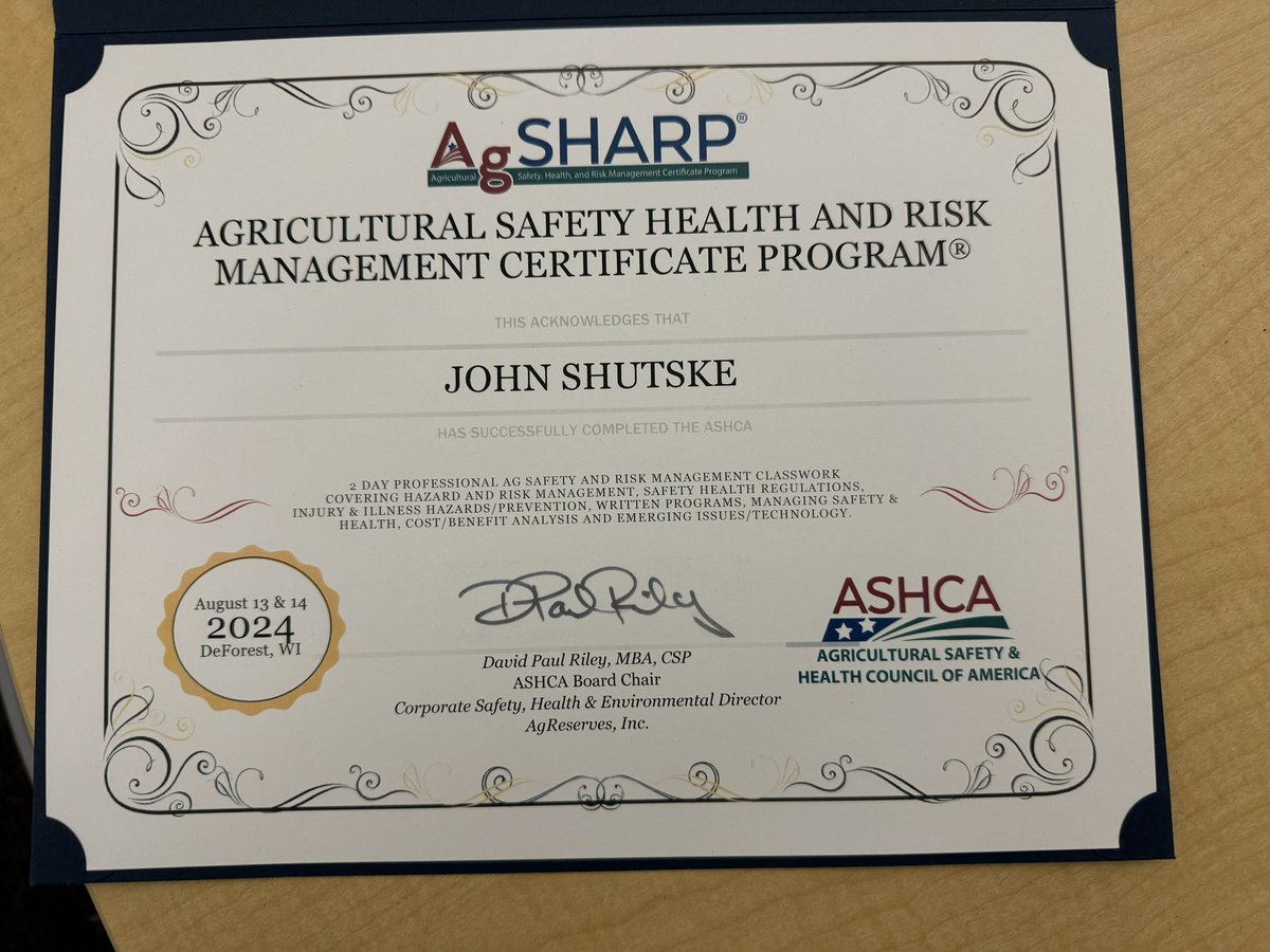 Reflecting back on 2024 highlights, I was thrilled to part of developing and delivering content for this program, and also being able to interact with safety management, and other leaders from around the country!
