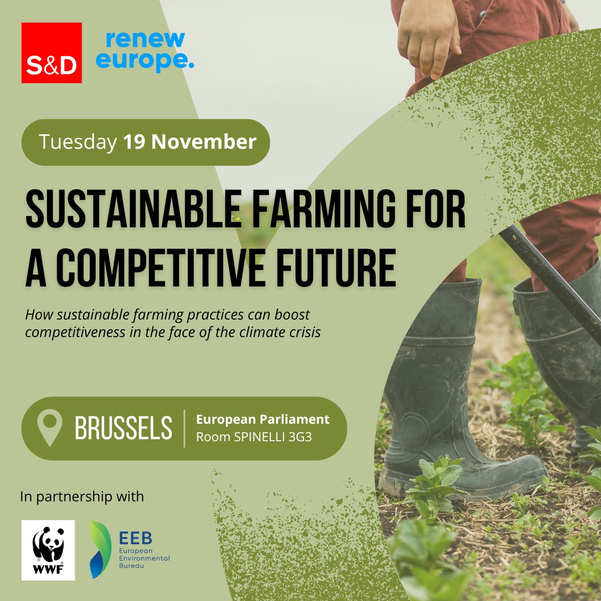 WWFBaltic's tweet image. Sustainable farming is needed now more than ever. Join us on Nov 19 to discuss #SustainableFarming for a competitive future 🚜🇪🇺

Register now! eventbrite.co.uk/e/sustainable-…