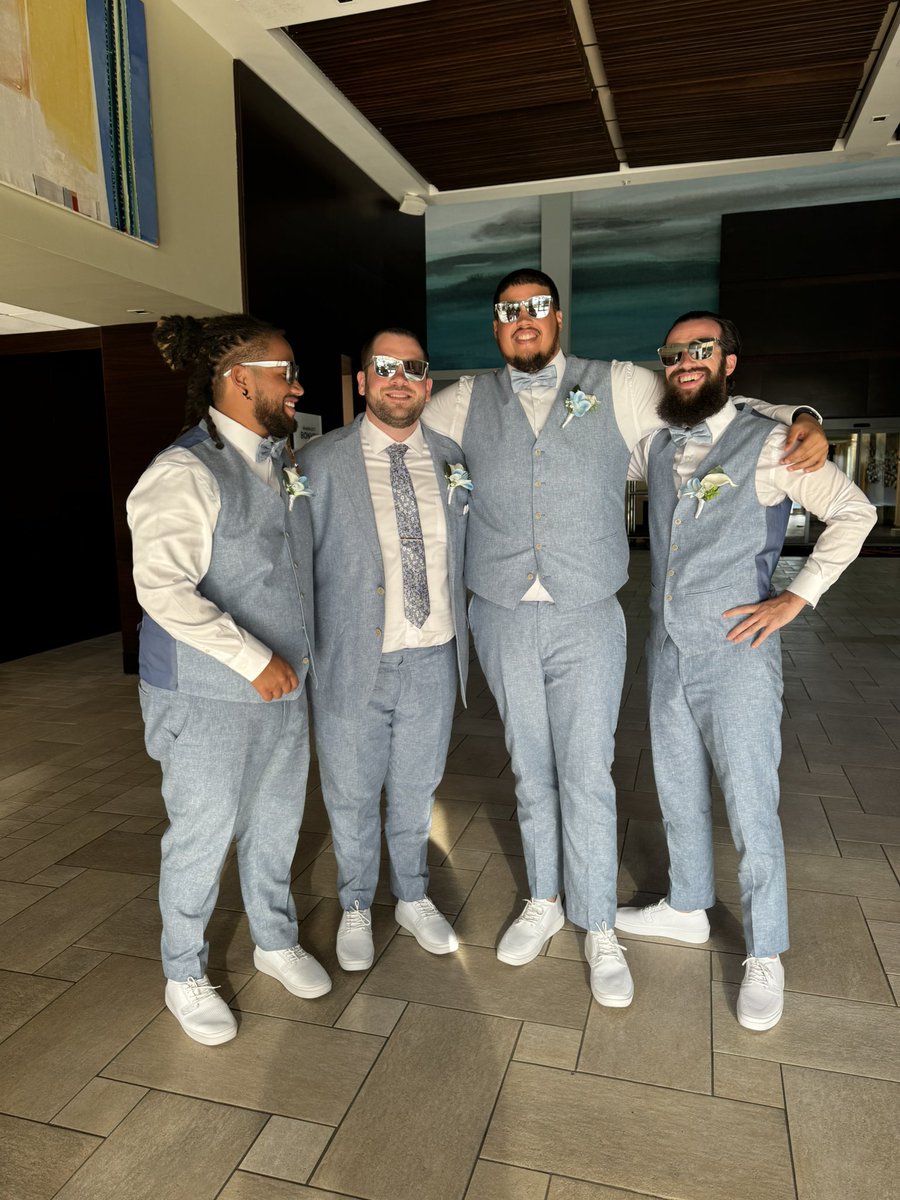 DammitChip's tweet photo. An absolutely incredible honor to be apart of my absolute best and oldest friends beautiful moment. 

Thank you Aruba https://t.co/MmYz8ooY6c