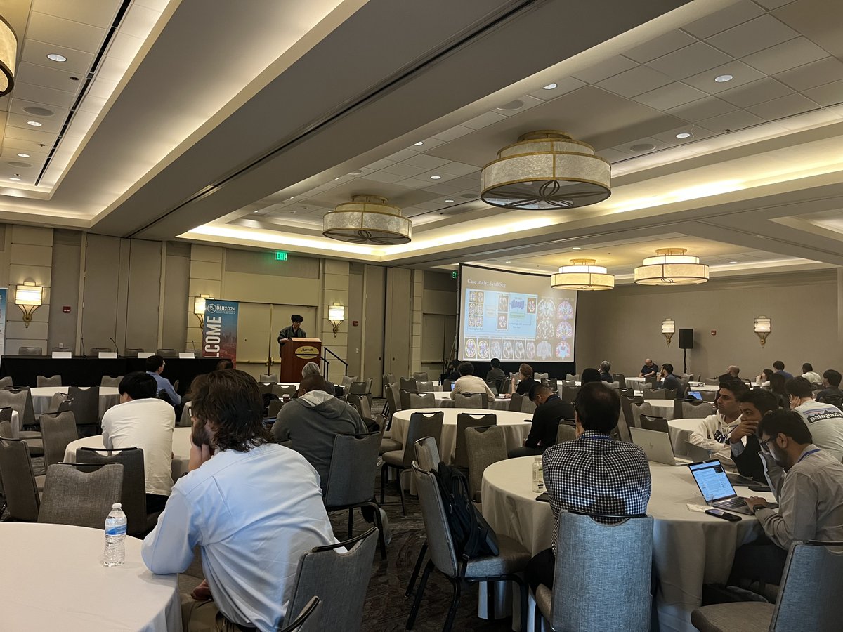 Never too early to hear about innovative research! Day 3 of BHI 2024 kicks off with technical talks on general track, session chaired by Dr. Hassan Ghasemzadeh (ASU) and Dr. Edward Sazanov (Univ. of Alabama). #BHI2024 #HealthAI
