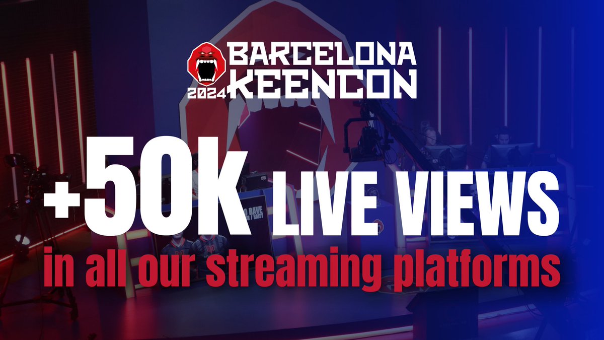 What an incredible event! Thanks to each one of you, we reached over 50k viewers, making Barcelona KeenCon 2024 an unforgettable success.💥

This wouldn’t have been possible without every single viewer, player, and fan. 💪

#BeTheBEaST #QuakeChampions #BCNKeenCon2024