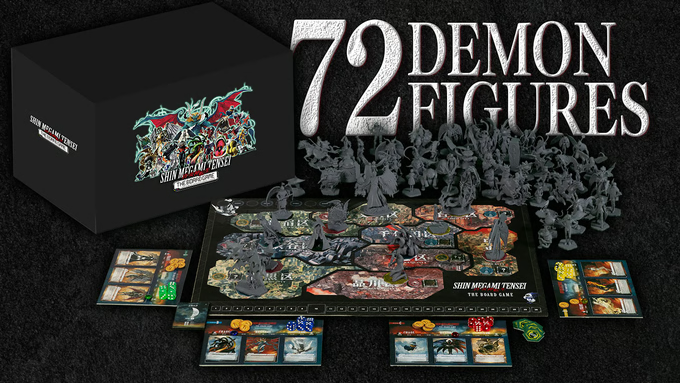 NoisyPixelNews's tweet image. Shin Megami Tensei Board Game Launches on Kickstarter, Already Funded noisypixel.net/shin-megami-te…