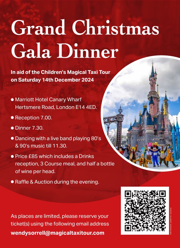 MagicalTaxiTour (@magicaltaxitour) on Twitter photo Fancy a night out this December in Aid of a very worthwhile charity.
There are still a few spaces left.
Please reserve your tickets by emailing wendysorrell@magicaltaxitour.com Fancy a night out this December in Aid of a very worthwhile charity.
There are still a few spaces left.
Please reserve your tickets by emailing wendysorrell@magicaltaxitour.com