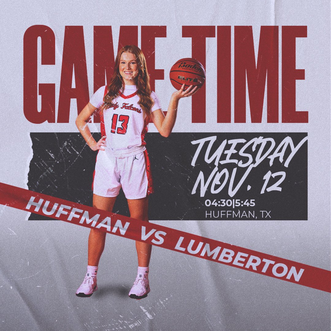 Huffman Lady Falcon Basketball (@huff_ladyhoops) on Twitter photo 🦅: Huffman Lady Falcons
⚔️: Lumberton Lady Raiders
📍: Huffman, Tx (The Nest)
⏰: JV 4:30 | Varsity 5:45
#EarnedNeverGiven #packthenest
<a href="/MediaHuffman/">Huffman Sports Media</a> <a href="/TXHSGBB/">#TXHSGBB—TXHSGBB.com</a> 🦅: Huffman Lady Falcons
⚔️: Lumberton Lady Raiders
📍: Huffman, Tx (The Nest)
⏰: JV 4:30 | Varsity 5:45
#EarnedNeverGiven #packthenest
<a href="/MediaHuffman/">Huffman Sports Media</a> <a href="/TXHSGBB/">#TXHSGBB—TXHSGBB.com</a>