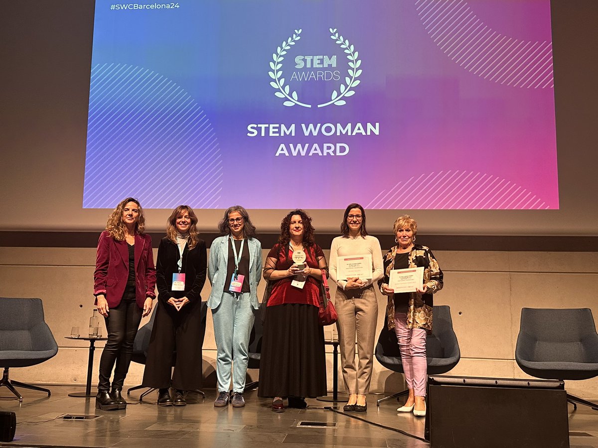 StemwomenEurope's tweet photo. 👍⭐️#SWCBarcelona2024
#STEMAWARDS
Carol Romay, Leader of Global Volunteers Spain Chapter in STEM WOMEN Network & Consultora Freelance
STEM WOMEN AWARD
Susanna Carmona @MutuaEnginyers
Joana Barbany Michael Page
Beth Camprubí, CEO of BECE Consulting https://t.co/9MCdyM8k20