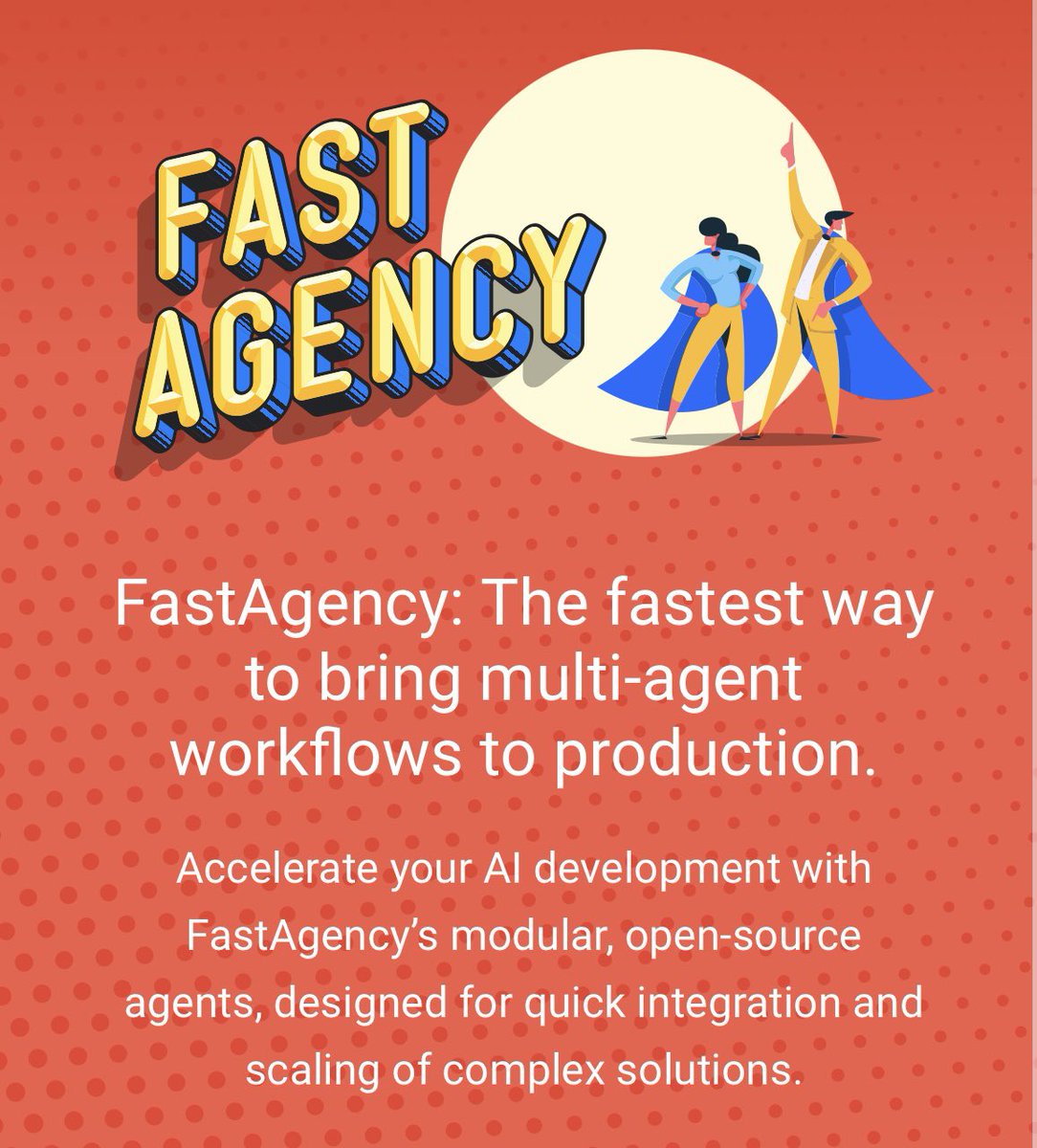 FastAgencyAI's tweet image. [TODAY] Community talk: #FastAgency - fastest way to bring #AutoGen workflows to production
When: Nov 12, 8 am PST / 11 am EST / 5 pm CET
Where: meet.google.com/rjg-nykg-swr
Who: @davorrunje