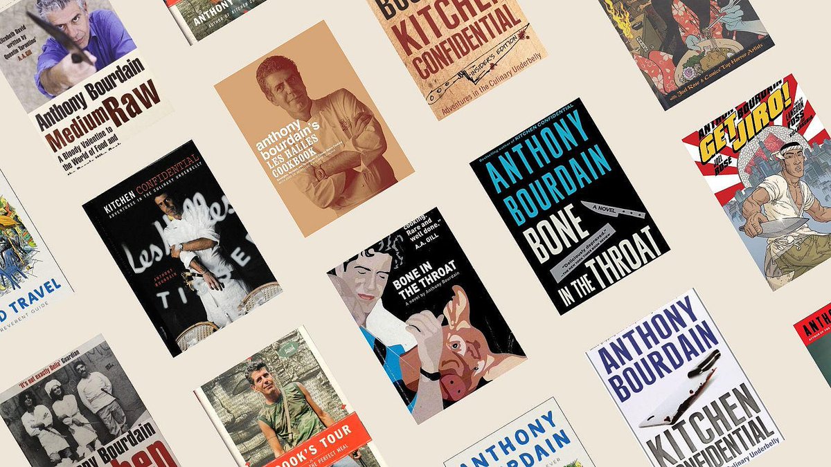 Calling all Anthony Bourdain fans! We've compiled a full list of his books here: biblio.com/stories/anthon…