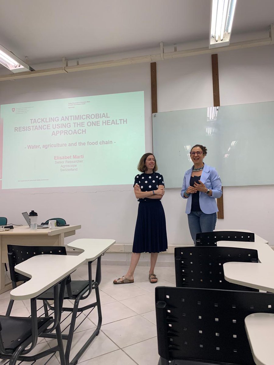 elisabet_marti's tweet photo. Last week I had the privilege to visit the MiMA lab from the @UFSC (Brazil) in the frame of our #AntimicrobialResistance project . I am so grateful for the opportunity to exchange with such smart professors and helpful students! https://t.co/bIoHTKClJZ