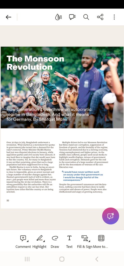 shafqatmunir's tweet photo. It has been an honour to contribute an article to this year's edition of #BerlinPulse. My essay examines the #MonsoonRevolution in #Bangladesh, what led to it, the immidiate priorities and much more. Thanks to @KoerberIP for this the opportunity.
#Democracy https://t.co/X1B2nZ4dQh