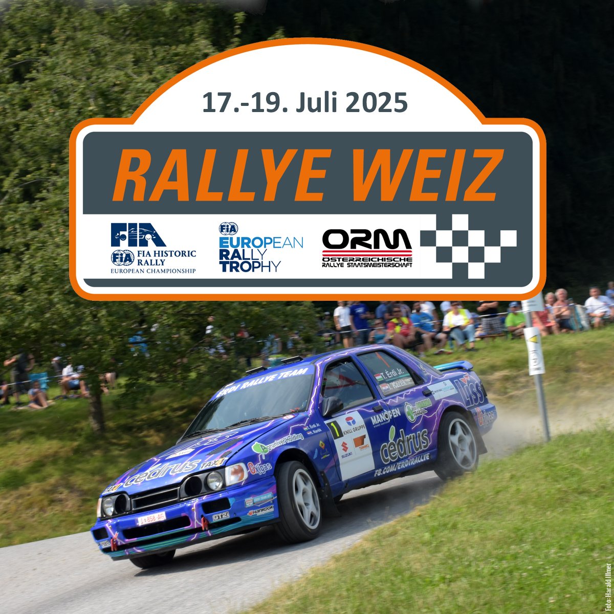 RallyeWeiz's tweet photo. 🏁🇦🇹 Rallye Weiz, 17.-19. Juli 2025* 😎
(*vorbehaltlich Terminbestätigung durch die FIA)
➡️ https://t.co/M6wyRzkxLQ 👈

📸 Harald Illmer

#rallye #orm #ehrc #ert #rallyeweiz #weiz https://t.co/i4JjNUn0K9