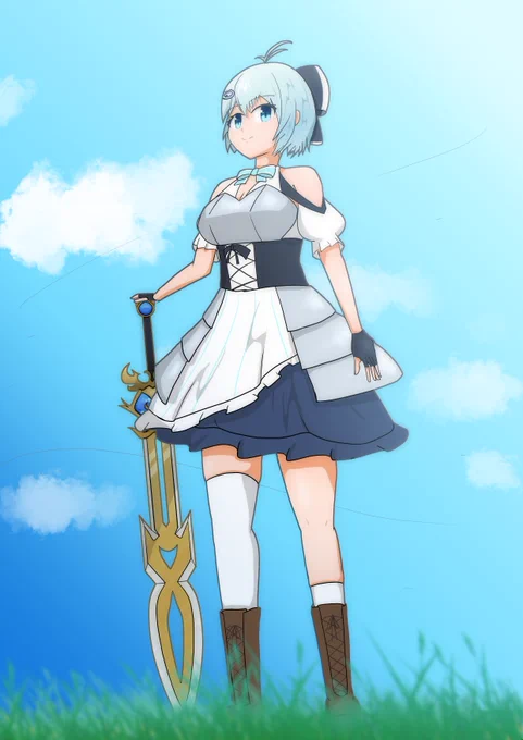 なんとなくファンタジーなシロちゃんを描きたくなったので#SiroArt 