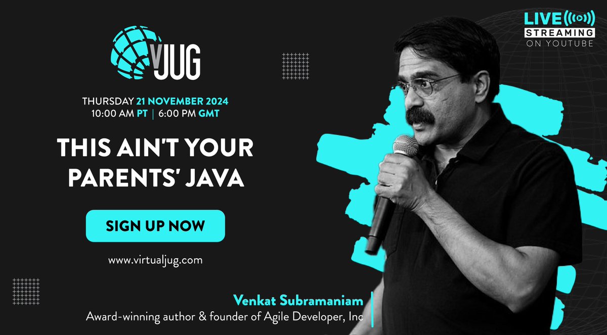 VirtualJUG (vJUG) tweet media