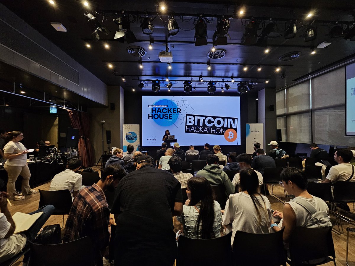 paysats_'s tweet photo. Day 2 at #EncodeBangkok ๐น๐ญ
Sparks fly when builders are armed with the right tools to unlock true, uncompromised finality directly on Bitcoin L1 โจ๏ธ
Big thanks to @encodeclub for the incredible hackathon! ๐ช
Bullish on Bitcoin builders.
Bullish on BTCFi.
Bullish on Glittr. https://t.co/tWKMJ7d6uo