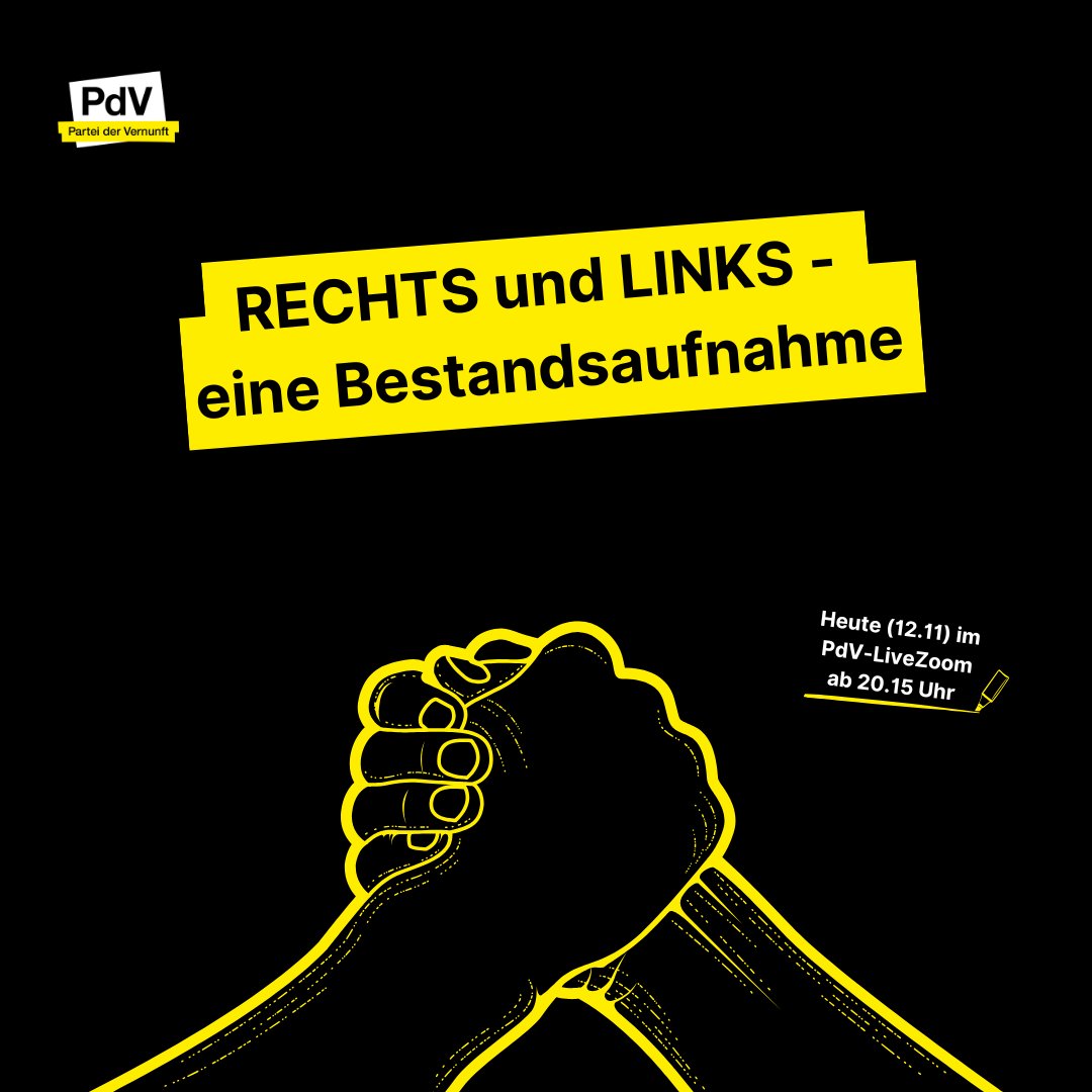 PDV_Bund's tweet image. Rechts und Links - eine Bestandsaufnahme

In unserem nächsten LiveZoom berichtet unser #PdV-Mitglied Bettina Lohr über die Schwächen der internationalen Linken und den Aufstieg der Rechten (unter Berücksichtigung der US-Wahl) und was das für uns #Libertäre bedeutet. Anschließend