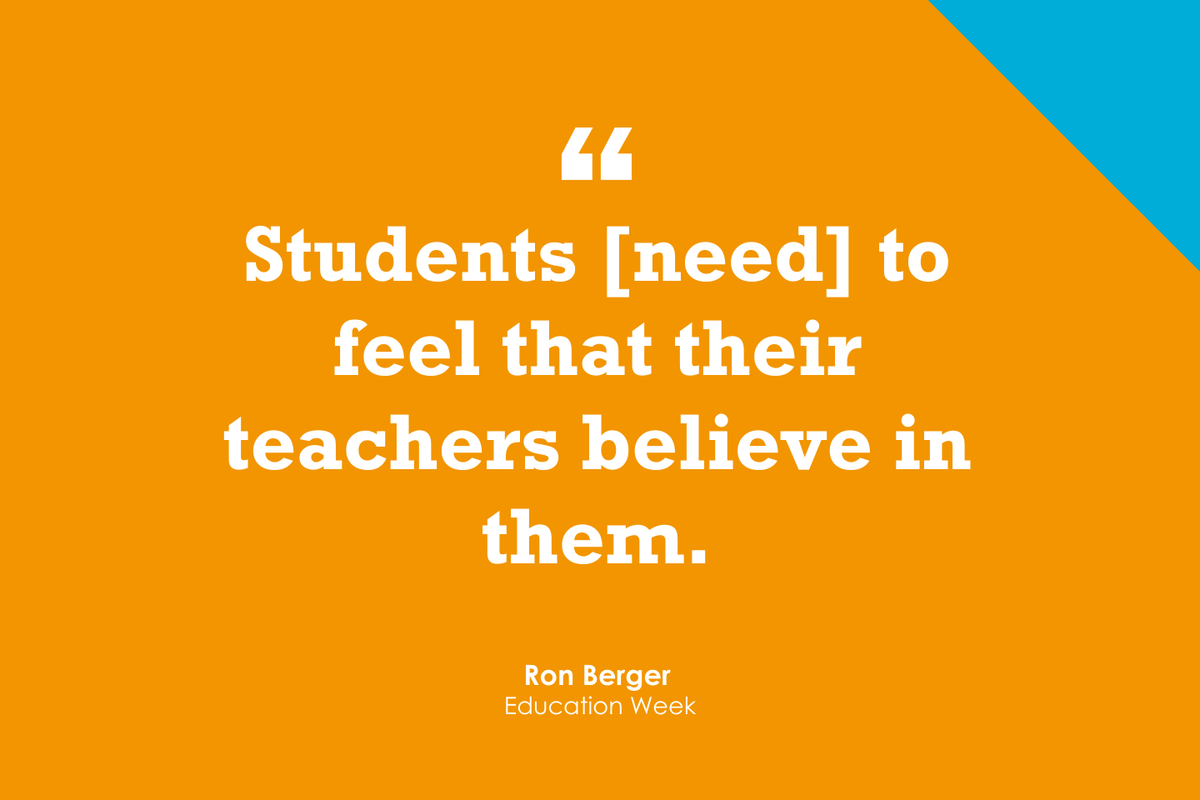 Repost from <a href="/educationweek/">Education Week</a>.  A quote that couldn't be truer!  Your words and actions towards your students are critical in their success and how they view themselves!

#GoTeachKY