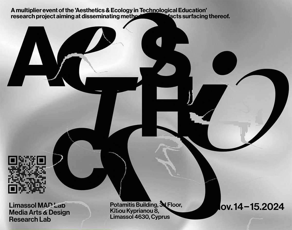 FAH_Research's tweet photo. The @EUErasmusPlus project AESTHICO's multiplier exhibition takes place November 14&amp;15 @CyUniTechwill Limassol. The exhibition features artistic findings of the @Ect_Lab project from researchers, students and invited guests. https://t.co/KSVjY5sjgX