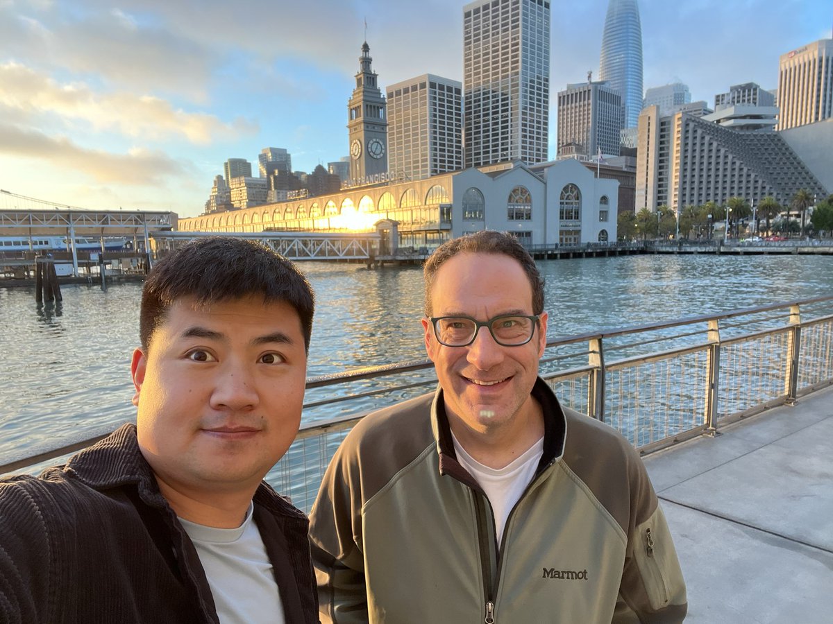 Met <a href="/trentrosenbloom/">S. Trent Rosenbloom</a> near pier, what a coincidence! Good morning SF! #AMIA2024