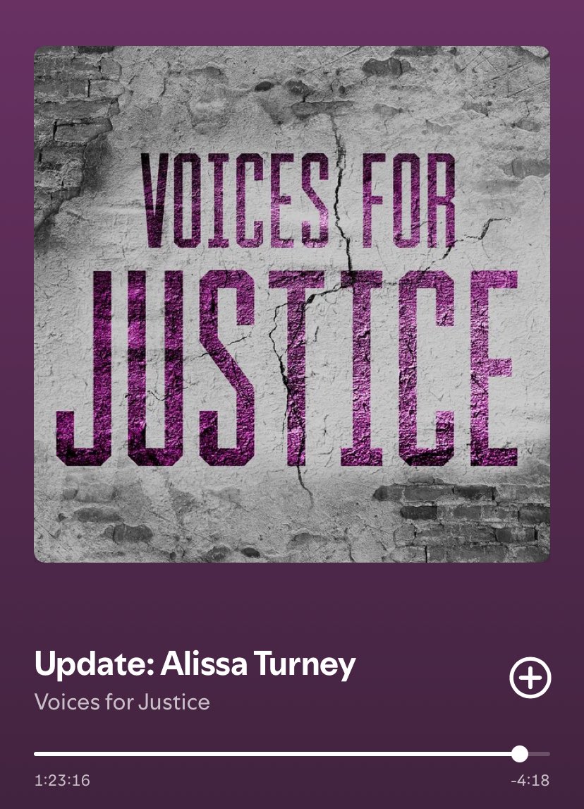 Listening to <a href="/VFJPod/">Voices for Justice Podcast</a> about #AlissaTurney and the way her dad just keeps repeating the questions back to her is INFURIATING because you know he knows what she’s asking.