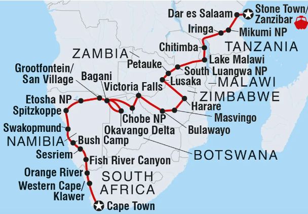 Cape Town to Zanzibar with Intrepid

41 Days | Explore Africa on a wildlife-rich adventure through South Africa, Namibia, Zambia and Tanzania.

ebook-travel-guides.blogspot.com/2024/11/cape-t…