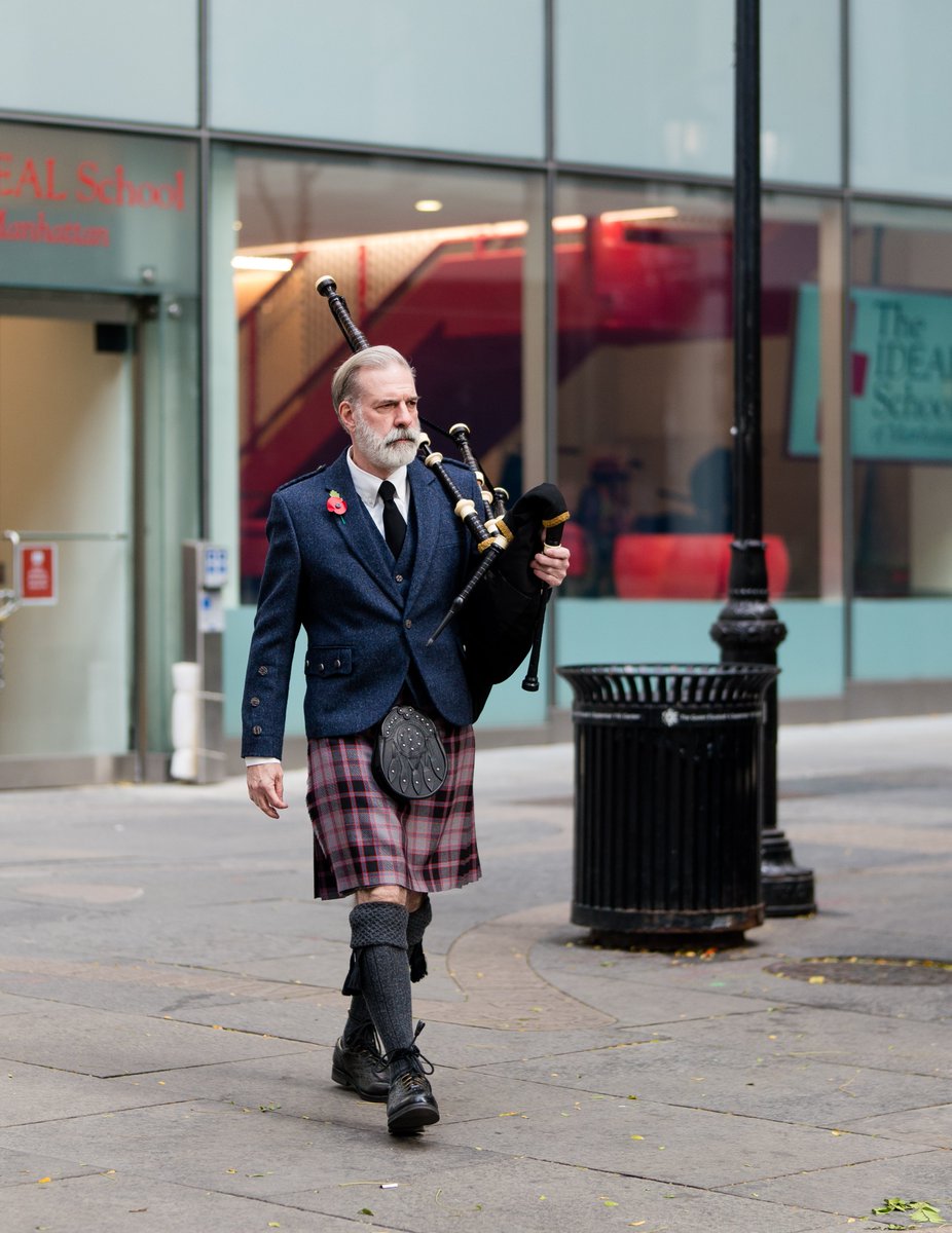 Remembrance Day ceremony at the Queen Elizabeth II Garden in NYC. #LestWeForget #WeWillRememberThem