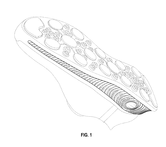 Today in design patents:

D1050700 issued for a midsole periphery. #DesignPatents