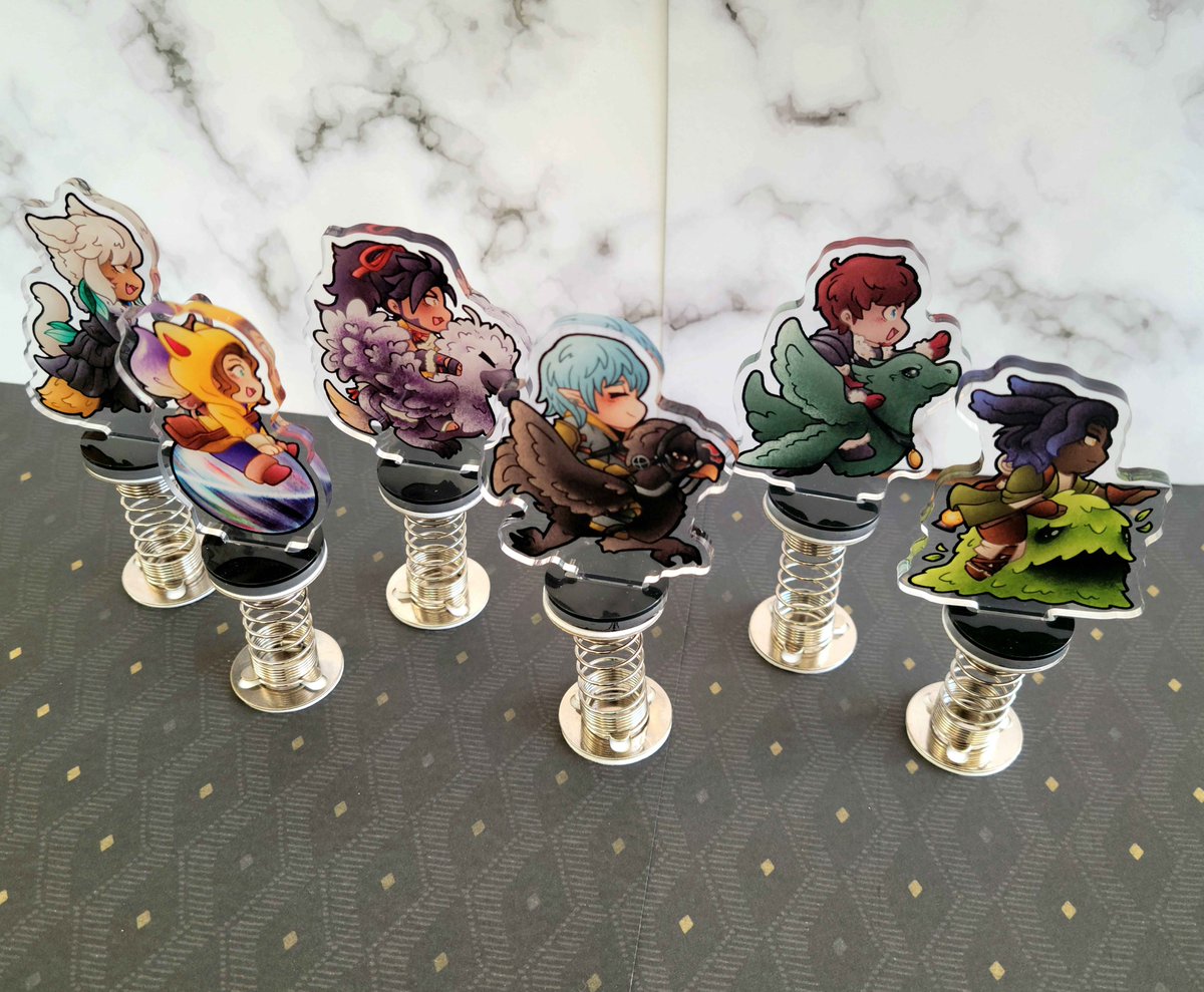 _allibunn's tweet image. Trying to get good photos of these is a struggle!!
Spring Standees are updated to include Haurcefant