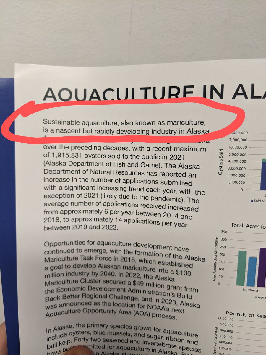 Insane first sentence from this NOAA report

"Sustainable oil production, also known as drilling..."