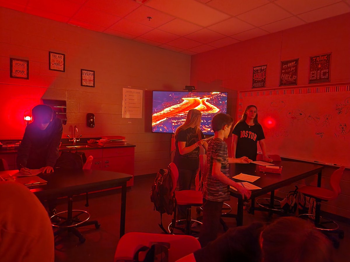I LAVA Science! Everything red is lava! How does that effect you? #writeaboutit <a href="/BurnsMiddleScho/">Burns Middle School</a>