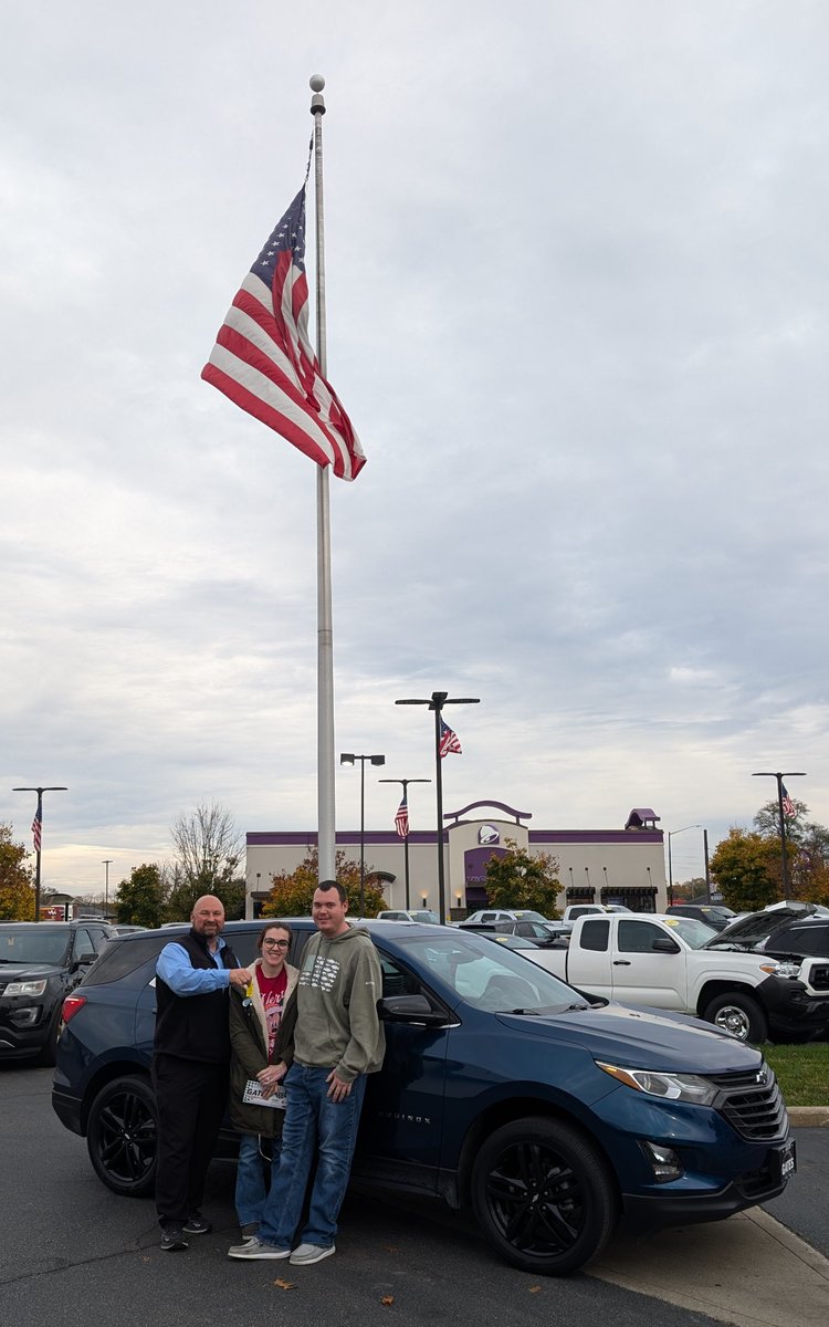 Congratulations, Benjamin and Kayla Harville, on your 2021 Chevy Equinox! We’re thrilled to welcome you to the Gates Chevy World family. A big shout-out to Tony Miller for helping you find the perfect fit!