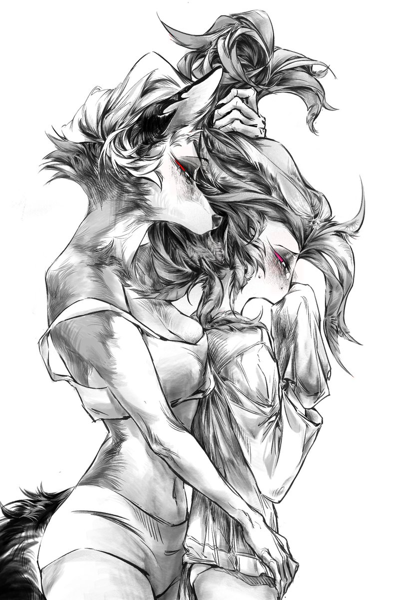 晨间洗漱
#HelluvaBoss #HelluvaBossFanart #loona #Octavia #loovia