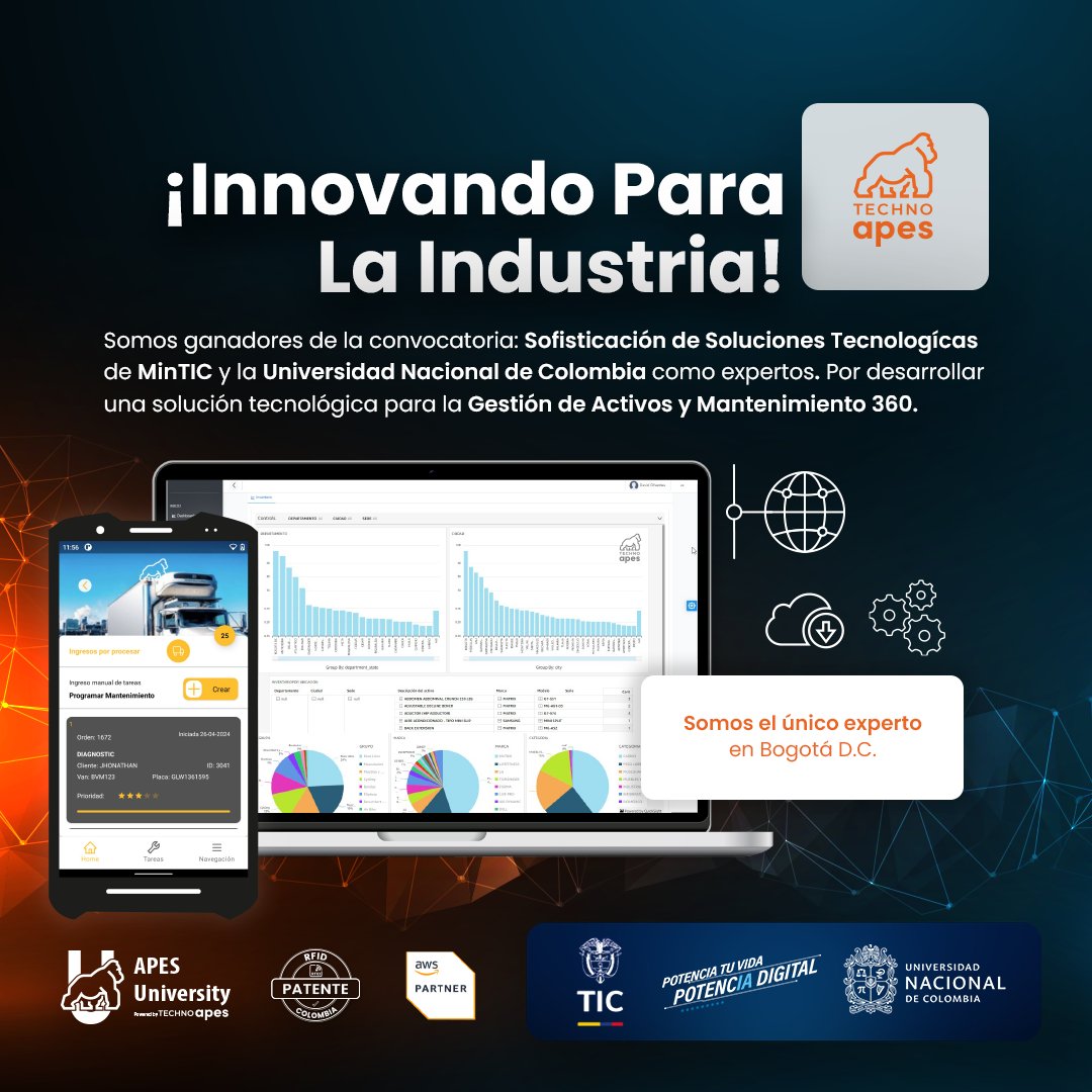 ApesRFID's tweet photo. ¡Nuestra solución ofrecerá una visión 360° para tomar decisiones más inteligentes y optimizar los procesos de las empresas!🔄📈

https://t.co/D7lgMt0x3q 🌐 📲
.
.
.
#Lab101 #SupplyChainManagement #OptimizaciónOperacional #InnovaciónTecnológica #EficienciaLogística #AppMóvil https://t.co/6kiTtAIu35