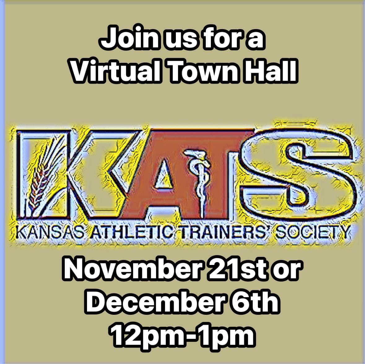 KATS is actively working to update the state’s practice act. Please join us to learn more about it and how you can help! 

Register for the event at ksathletictrainers.org under News &amp; Info 

See you there!
