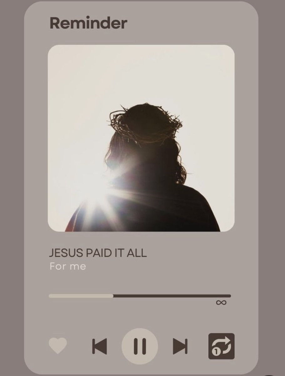 PeaceInChrist__'s tweet photo. JESUS PAID IT ALL. https://t.co/I35EP6FiQL