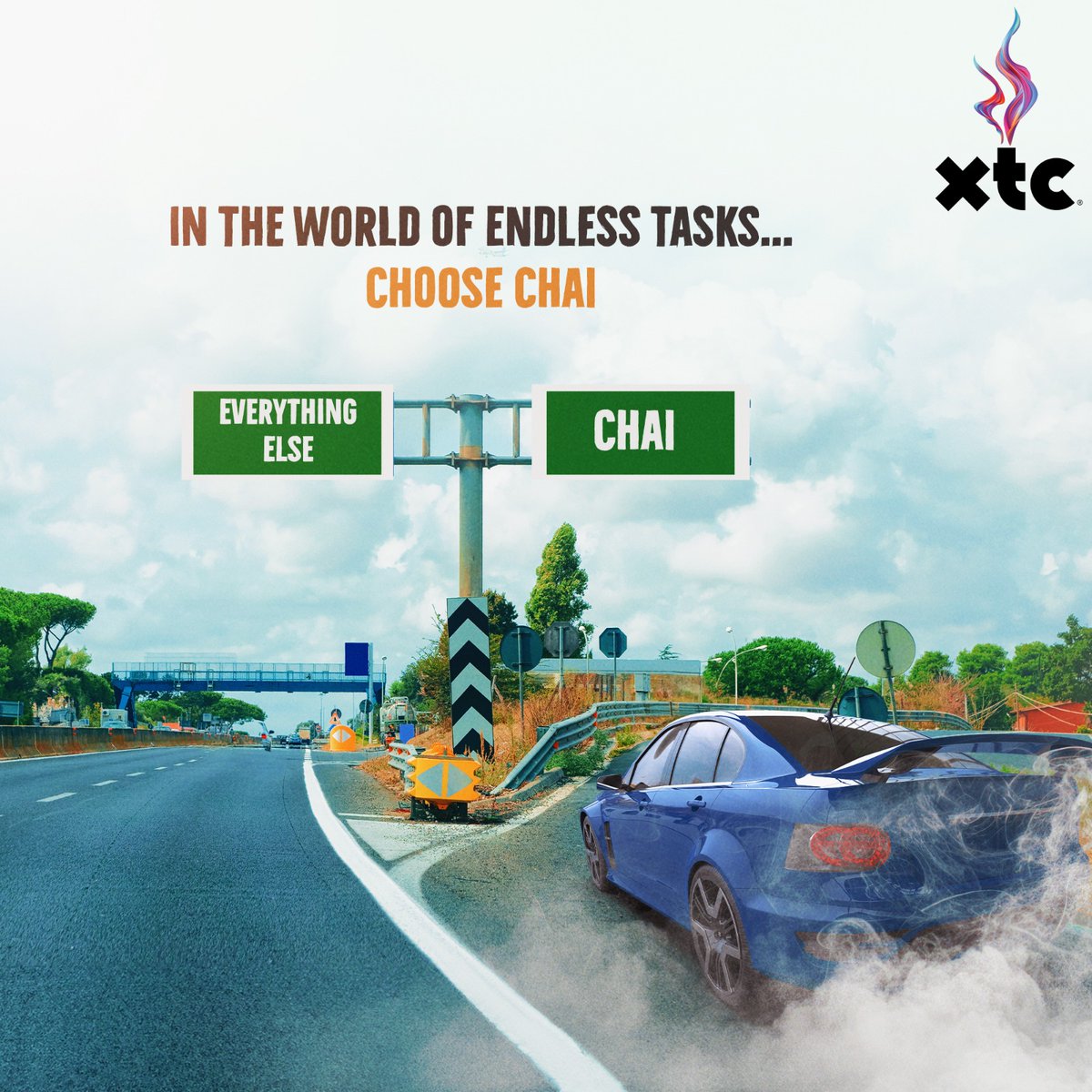 xtc_talks's tweet photo. When life gives you choices, always take the exit to chai!

#chai #endlesstasks #chailover #meme #chaimemes #tea #xtc https://t.co/DH0UuEIMFb