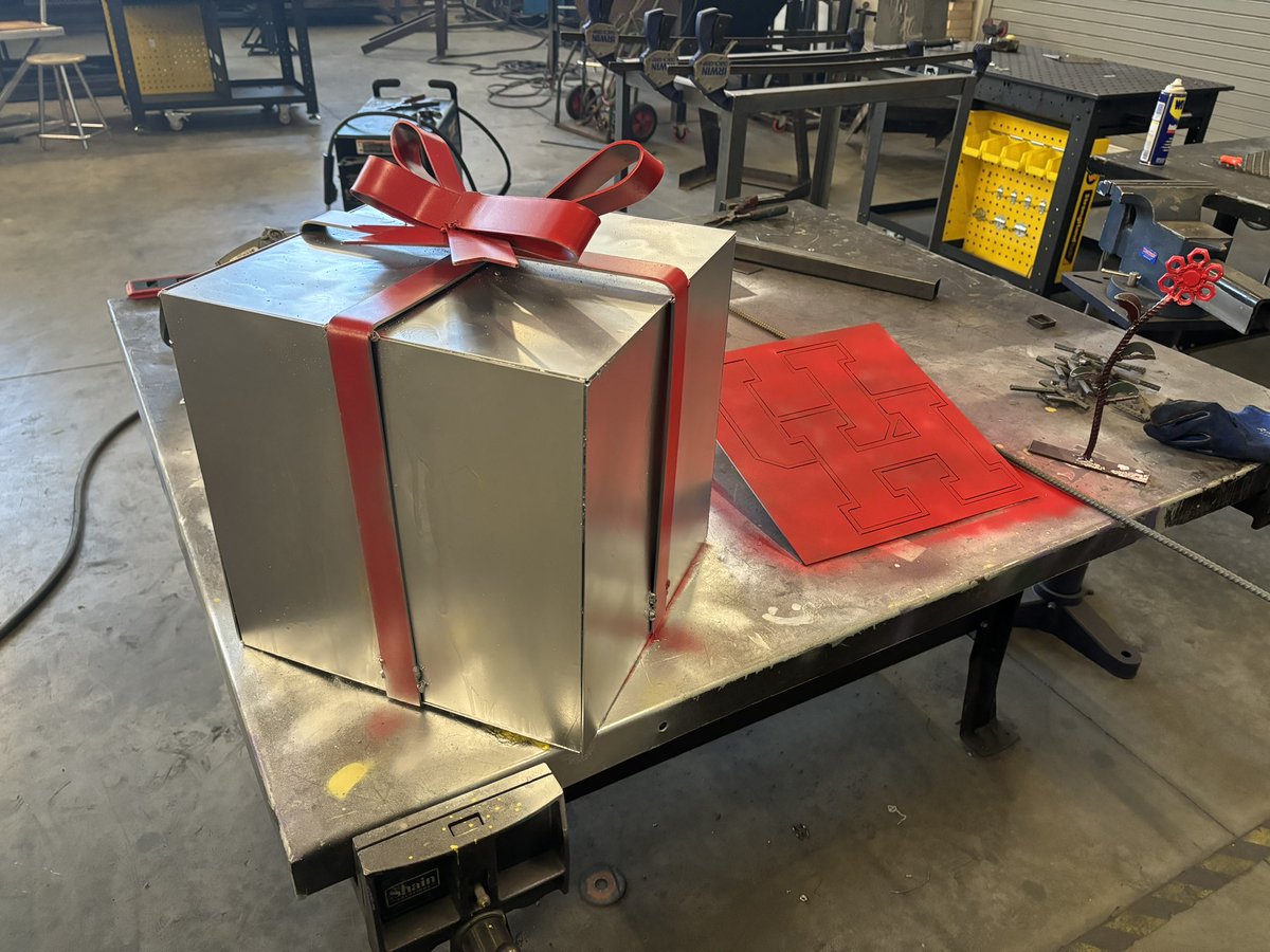 Wisdom High School Welding Lab (@wisdomhswelding) on Twitter photo Steel Christmas gifts 🎁 for under our tree. #fabrication #welding #custom #PublicEducation <a href="/Texans4E/">Texans4PublicEd</a>
<a href="/MillerWelders/">Miller Welders</a> <a href="/DEWALTtough/">DEWALT</a> <a href="/TheDreamTeamWHS/">The Dream Team of Wisdom High School</a> <a href="/WisdomHSMedia/">The Wisdom Watchdog</a> <a href="/Wisdom_HS_HISD/">Wisdom High School (Official)</a> <a href="/HISDCTE/">Houston ISD CTE</a> <a href="/HISDCTEadvisors/">HISD CTE Advisors</a> Steel Christmas gifts 🎁 for under our tree. #fabrication #welding #custom #PublicEducation <a href="/Texans4E/">Texans4PublicEd</a>
<a href="/MillerWelders/">Miller Welders</a> <a href="/DEWALTtough/">DEWALT</a> <a href="/TheDreamTeamWHS/">The Dream Team of Wisdom High School</a> <a href="/WisdomHSMedia/">The Wisdom Watchdog</a> <a href="/Wisdom_HS_HISD/">Wisdom High School (Official)</a> <a href="/HISDCTE/">Houston ISD CTE</a> <a href="/HISDCTEadvisors/">HISD CTE Advisors</a>