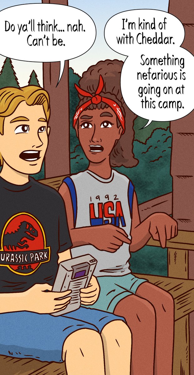 causleyconcepts's tweet photo. New Camp Vamp pages are now live on Webtoon! Something nefarious is going on at this camp.

https://t.co/RytVehqE7m https://t.co/ZvyzbbUV0L