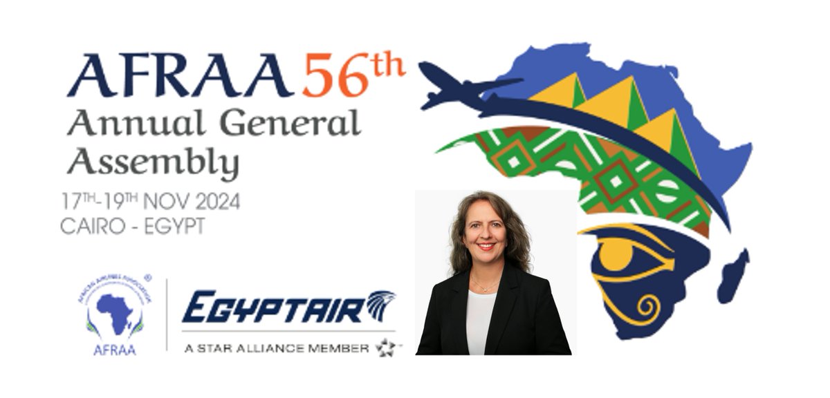 LHConsultant's tweet photo. Our Partner and Head of Market Africa, Catrin Drawer, will represent Lufthansa Consulting at the 56th AFRAA Annual General Assembly &amp; Summit on 17 - 19 November 2024 in Cairo! Join her on-site to discuss the development of African aviation! #AFRAA56thAGA #AfricanAviation https://t.co/OKtMUUi4YA