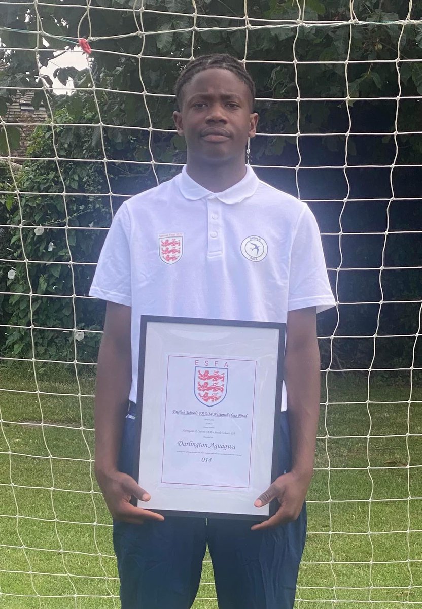 SwaleSsfa's tweet photo. The good news doesn’t stop there. 

Massive well done from everyone at SSFA to Darlo also making the @kentschools_fa U18s 

Darlo represented Swale us from U13s to U15s

Well done from everyone at the District FA👏

https://t.co/AiP4vms7zC

“Oneofourown” https://t.co/mh5wGBpRu0
