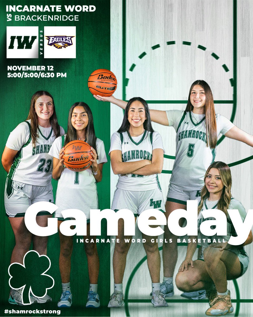 iwhsathletics's tweet photo. π Game Day!! π
IWHS π Brackenridge
β° 5:00/5:00/6:30 PM
π IWHS
GO SHAMROCKS! βοΈ
#shamrockstrong https://t.co/OEreOHXwFT